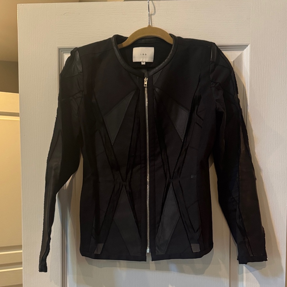 IRO Black Geometric Blazer